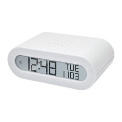 Oregon Scientific Classic Digital Alarm Clock With FM Radio White